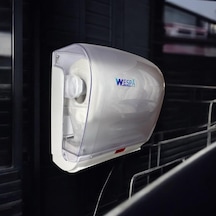 Wespa Kağıt Havlu Dispenseri, Gri Plastik, Duvar Montajlı, Profesyonel Banyo Ve Tuvalet İçin Diğer