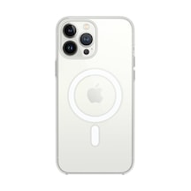 Apple iPhone Uyumlu 14 Pro Max Kılıf Magneticsafe Şeffaf Silikon - Şeffaf Bzsxx00 1