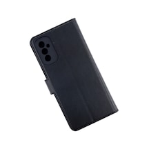 Samsung Galaxy Uyumlu - M52 5g Kılıf Trend S Plus Kapaklı Kılıf - Siyah