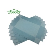 Novahub Mavi Mavi 6 Adet/grup Placemat Yemek Sofra Takımı Bej Pvc Masa Mat Placemats Pedleri Kase Coaster Mutfak Aksesuarları Mavi Mavi