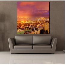Technopa Şehir Manzarası Kanvas Tablo 150x150cm Model:xc1925
