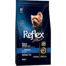 Reflex Plus Mini Somonlu Küçük Irk Yetişkin Köpek Maması 3 KG