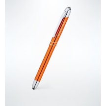 Kişiye Özel Turuncu Metal Roller Kalem (Model 0020)