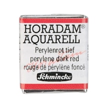 Schmincke Horadam Aquarell Artist Sulu Boya Perylene Dark Red Yarım Tablet