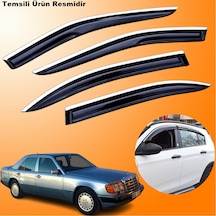 Mercedes E200 Krom Cam Rüzgarlığı Abs Krom Nikelajlı Mügen Cam Rüzgarlığı 1990 - 1996 Arası 4 Lü