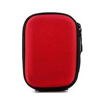 Betıc Hard Disk Taşıma Çantası, 2,5", Sert Yüzey, Kırmızı