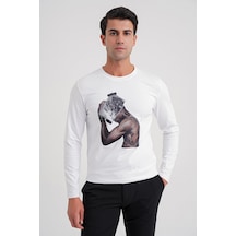 Ts 862 T-shırt Beyaz Klasik Beyaz