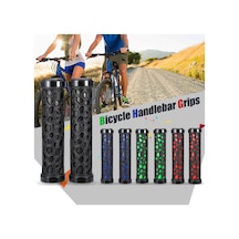 Bisiklet Gidon Tutacakları Kaymaz Kauçuk Gidon Ucu Tutacakları Yeşil