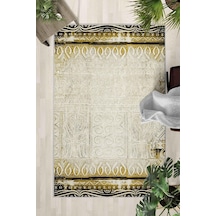 Kaymaz Taban Yıkanabilir Halı Mutfak, Salon, Yatak Odası İçin Modern Dijital Baskı Halı Slnhalı20 - 0072 Çok Renkli