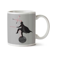 Darth Juggler Star Wars Vader Lightsaber Death Star İki Tarafı Baskılı Kupa Bardak
