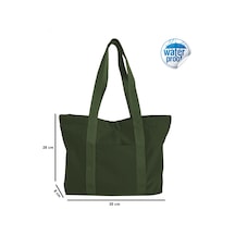 Tuttobene Trendy Tote Omuz Çantası Çıtçıtlı Çok Gözlü Günlük Kullanım Tb023 Haki