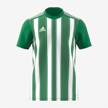 Adidas Striped 21 JSY Erkek Futbol Forması Yeşil / Beyaz H35644 Yeşil