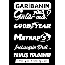 Oto Arka Cam Sticker Model 30 X 5 Cm