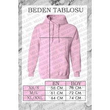 Startmore Kadın Ekru Dont Announce Baskılı 3 İplik Şardonlu Kapüşonlu Oversize Salaş Bol Ke Beyaz Beyaz