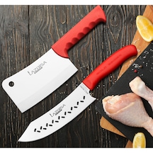 Lazbisa Mutfak Bıçak Seti Şef Bıçağı Eğri Şef 2k Tavuk Et Kemik