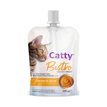 Catty Bistro Tavuklu Ve Havuçlu Kısır Kedi Krema Ödülü 100 Gr
