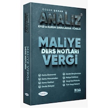 Kpss A Grubu Analiz Maliye Vergi Ders Notları 11. Baskı Monopol Yayınları
