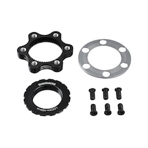 Shimano Sm-rtad05 Center Lock Göbeği 6 Bolta Çeviren Adaptör Siyah