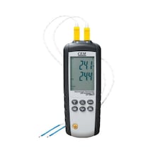 Cem Dt-38f Sıcaklık Kayıt Cihazı 2 Kanallı Datalogger