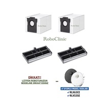 Dreame X40 Ultra L40 Ultra Robot Süpürge Uyumlu Yedek Toz Torbası, Hepa Filtre -4 Parça