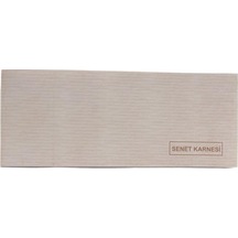 Özkan Senet Karnesi 50 Yaprak N11.4502