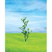 Eshel Maket Yeşil Çiçek--8 Cm--5 Li