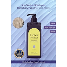 Sarı Tonları Nötrleyen, Renk Koruyucu Mor Saç Kremi Mılk Baobab Color Protect Treatment