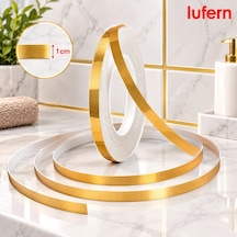 Premium Kendinden Yapışkanlı Gold Fayans Arası Şerit Bant Duvar Karo Zeminler 1 Cm 50 Metre