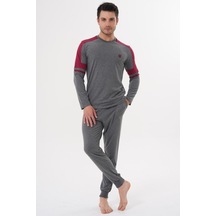 Mecit Pijama Mecit 2990 Erkek Füme Uzun Kollu Pijama Takımı Füme Mecit Pijama Mecit 2990 Erkek Füme Uzun Kollu Pijama Takımı Füme