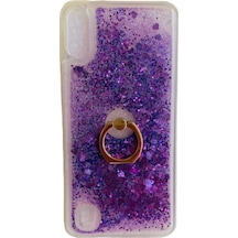 Samsung Uyumlu Galaxy A10 Sulu Simli Hareketli Yüzüklü Standli Kilif 343274039