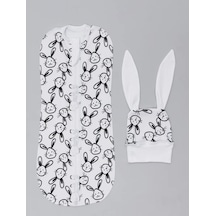 Allbaby Şapka İle Birlikte Fermuarlı Peçete-kozon 311011046 Beyaz