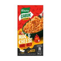 5 Adet Knorr Çabuk Makarna Mac & Cheese Chili Heat 212 G