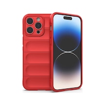 İphone 13 Pro Kılıf Optimum Silikon - Kırmızı