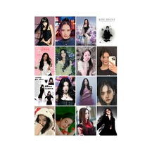 Kpop- Blackpink - Jisoo Tasarımlı Desenli 16 ' Lı Fotokart Seti
