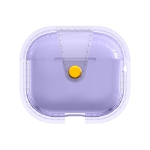 Air-pods 3. Nesil Zore Airbag 33 Darbelere Karşı Dayanıklı Magnetik Kılıf-mor Mor