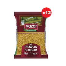 Yazar İri Pilavlık Bulgur 12 x 1 KG