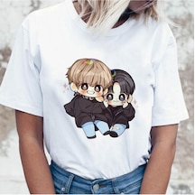 Noıssey Kırmızı Etiket Gala Kpop T Shirt Jın Suga Jımın V Jungkook Tshirt Mod82 17541 Beyaz