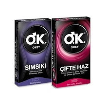 Okey Sımsıkı Prezervatif 10'lu + Çifte Haz Prezervatif 10'lu