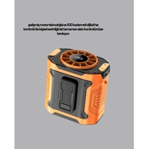Turbo Mini Fan 3 Kademeli Hız Type-c Şarjlı Taşınabilir