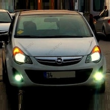 Fardoktoru Opel Corsa D Turuncu Gündüz Farı Ampulü Flsher T20 W21 5W