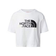 The North Face W S/s Cropped Easy Tee Kadın T-shirt Nf0a4t1rfn41 Beyaz