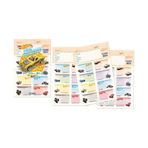 54196 Okul Etiketi Hot Wheels Ders Programlı 5410