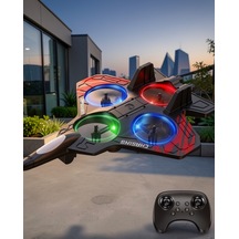 Uzaktan Kumandalı Drone Led Işıklı 360 Derece Akrobatik