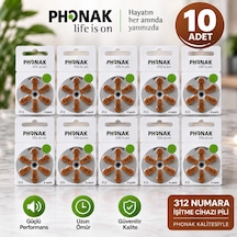 Phonak 312 Numara Cihaz Pili