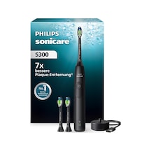 Philips Sonicare 5300 Elektrikli Diş Fırçası, 2 Yoğunluk Seviyeli Sonic Diş Fırçası, Basınç Kontrolü, Easystart, Smartimer Ve Brushpacer, Siyah, Model Hx7101/04 Yeni Teknoloji