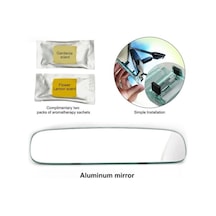 Novahub Seametal Araba Dikiz Aynası Aromatik Geniş Açı Dikiz Büyük Görüş Dışbükey Park Aynası Araba İç Aksesuarları