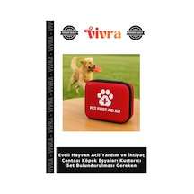 Evcil Hayvan Acil Yardım Ve İhtiyaç Çantası Köpek Eşyaları Kurtarıcı Set Bulundurulması Gereken