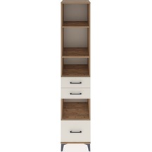 Hyperion Dolap 4 Raflı 3 Çekmeceli 44x44x221 Çam-aytaşı Çam