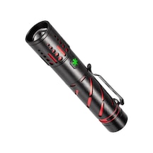 Sones E-smarter Xq-s50 Mini Lazer El Feneri Geri Çekilebilir Yakınlaştırma Kalem Klipsi Led Acil Durum Yenileme El Feneri Pil Dahil Değildir Çok Renkli