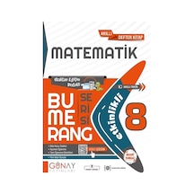 Günay 8. Sınıf Bumerang Etkinlikli Matematik Akıllı Defter Kitap